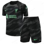 Liverpool Black Goalkeeper Kinderen Voetbaltenue 23/24