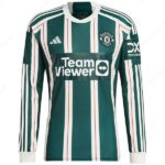 Manchester United Uitshirt Long Sleeve Voetbalshirt 23/24