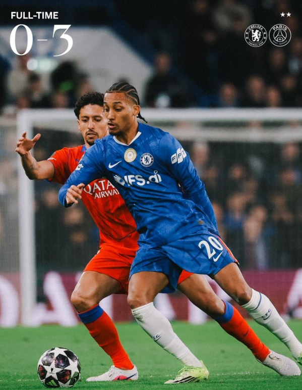Droom gebroken op Stamford Bridge! Paris Saint-Germain verplettert Chelsea met dubbele overwinning